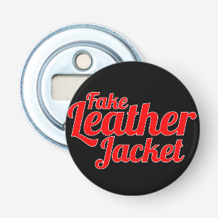 Chaqueta de cuero falsa - abrebotellas