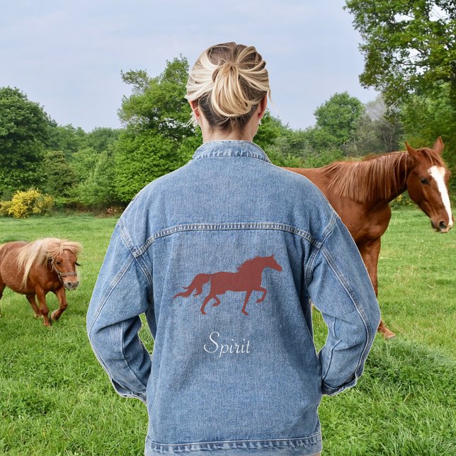 Chaqueta de Denim con guión de estilo de caballo m (Subido por el creador)