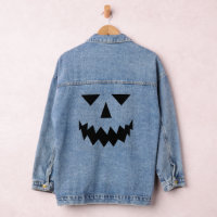Chaqueta de Denim de calabaza negra