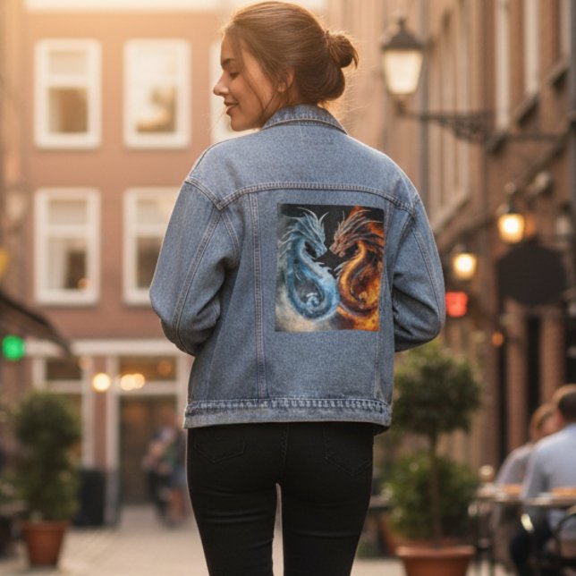 Chaqueta de Denim de Fuego y Hielo (Subido por el creador)