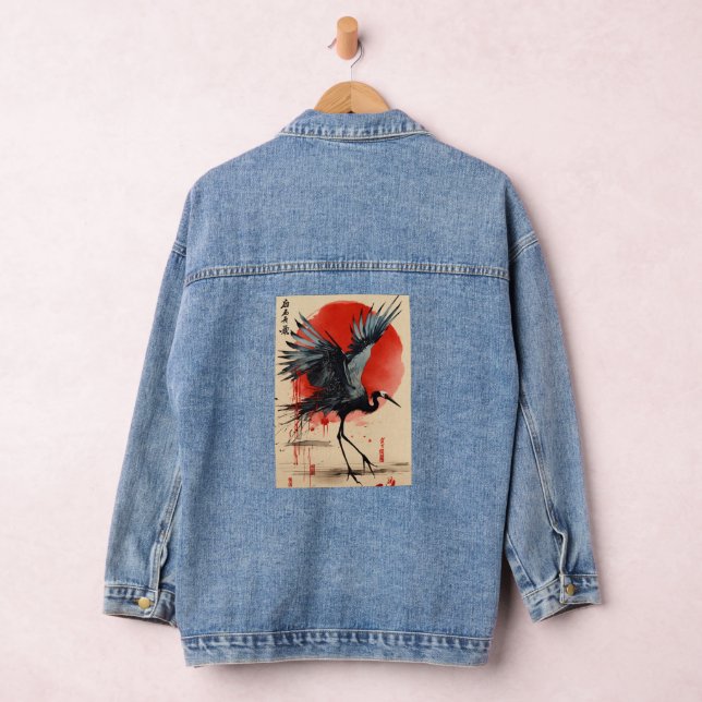 Chaqueta de Denim impresa para mujeres (Hangar)