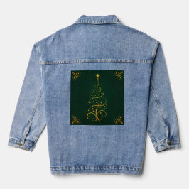 Chaqueta de Denim para las mujeres del árbol de Na