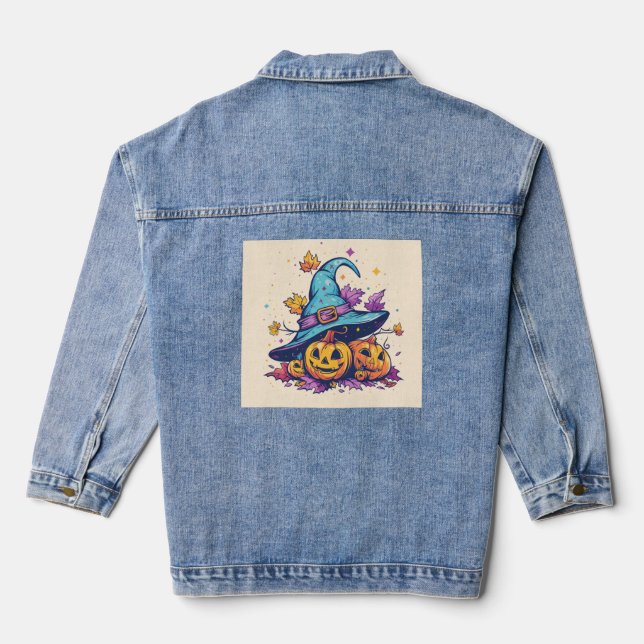Chaqueta de Denim para mujeres calabazas (Jean Jac (Reverso )