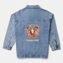 Chaqueta de Denim para Mujeres Zodiac de Capricorn