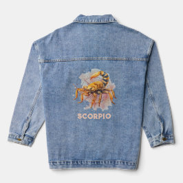 Chaqueta de Rótulo Escorpio Zodiac para mujeres de
