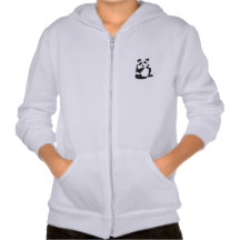 Chaqueta del paño grueso y suave de la panda