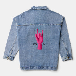 Chaqueta divertida para el mecedor rosa