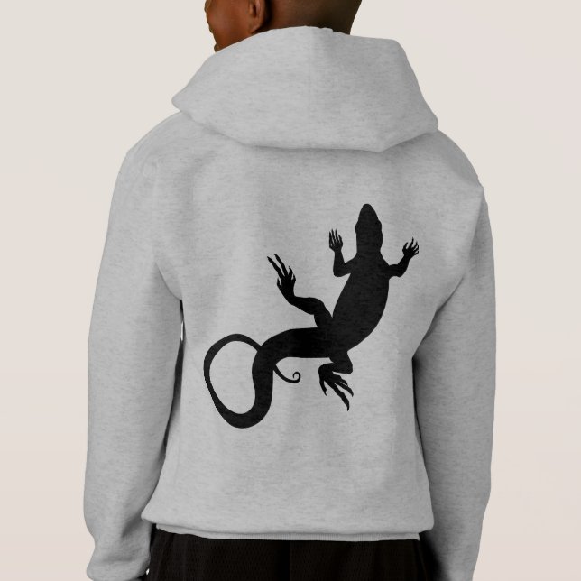 Chaqueta Lizard Hoodie para niños encapuchados (Reverso)
