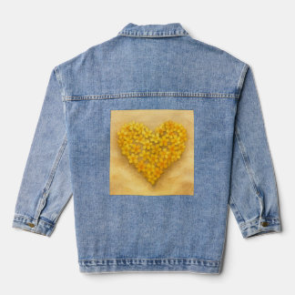 Chaqueta mujer corazón en la arena