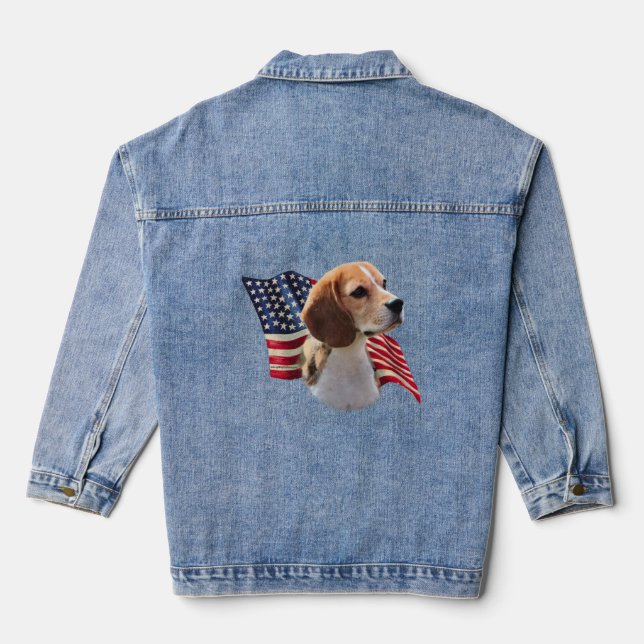 Chaqueta Patriótica Beagle Denim (Reverso )