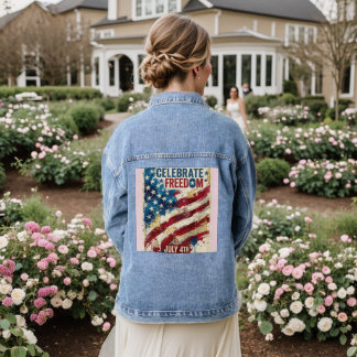Chaqueta Vaquera 250º Aniversario de la Libertad de América 1776 Ce