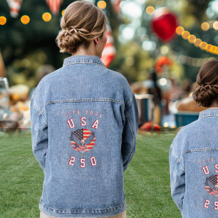 Chaqueta Vaquera 250 Aniversario de Estados Unidos USA 250 1776 202