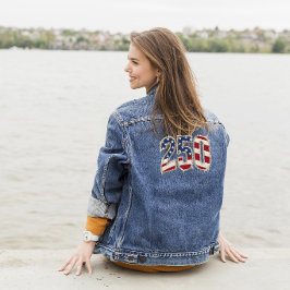Chaqueta Vaquera 250 años 4 de julio Día de la Independencia