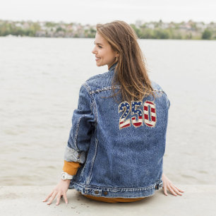 Chaqueta Vaquera 250 años 4 de julio Día de la Independencia