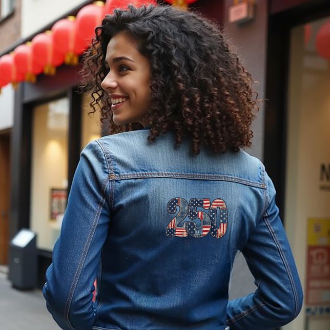 Chaqueta Vaquera 250 Años de Libertad Faux Patchwork (Subido por el creador)