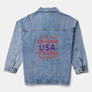 Chaqueta Vaquera 250 años EE.UU.   1776-2026 Semiquincentenario
