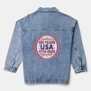 Chaqueta Vaquera 250 años EE.UU.   1776-2026 Semiquincentenario