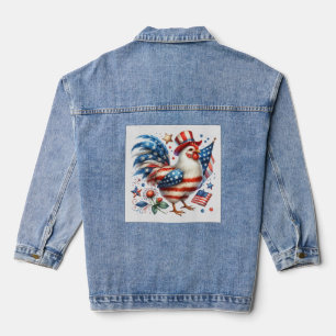 Chaqueta Vaquera 4 de julio Pollo Clipart-61531