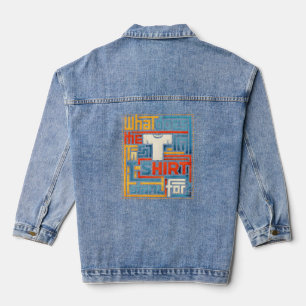 Chaqueta Vaquera ¿A qué hace referencia la T en camiseta divertida