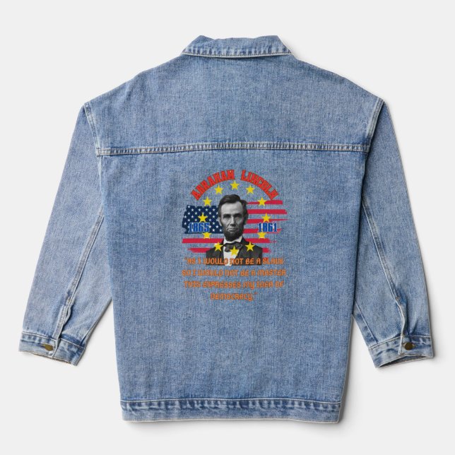 Chaqueta Vaquera Abraham Lincoln (Reverso )