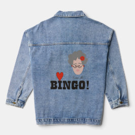 Chaqueta Vaquera Abuela ama el bingo