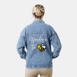Chaqueta Vaquera Abuela para Abeja Baby Shower Boda 