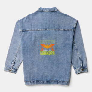 Chaqueta Vaquera Abuelo de Halloween Murciélago Bruja Deseos