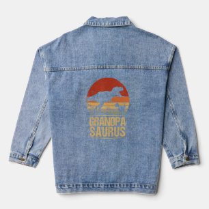 Chaqueta Vaquera Abuelo Familia Rex Dinosaurios Rex Dino Padres