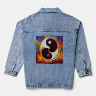 Chaqueta Vaquera aceite de Yin y Yang