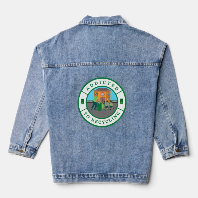Chaqueta Vaquera Adicto al reciclaje (Reverso )