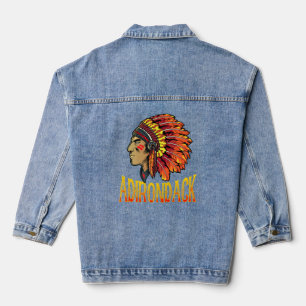 Chaqueta Vaquera Adirondack Tribe Nativa Estadounidense Adirondack