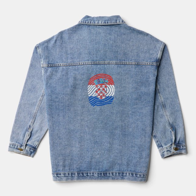 Chaqueta Vaquera ADN de Croacia (Reverso )