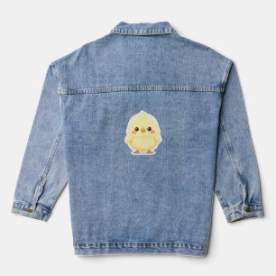 Chaqueta Vaquera Adorable pollito chibi esponjoso