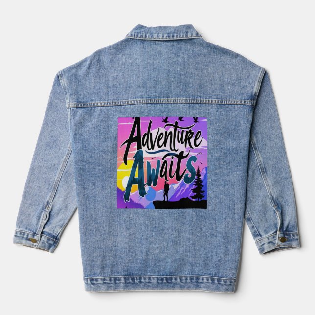 Chaqueta Vaquera Adventure Awaits (Reverso )