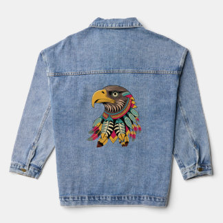 Chaqueta Vaquera Águila nativa americana