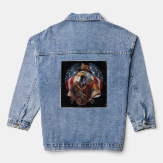 Chaqueta Vaquera Águila Patriótica Estadounidense - Vaquero Salvaje