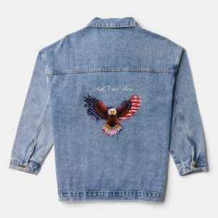 Chaqueta Vaquera Águilas Patrióticas Mujeres