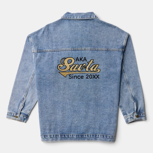 Chaqueta Vaquera AKA Savta/Abuela en hebreo, desde... (Reverso )