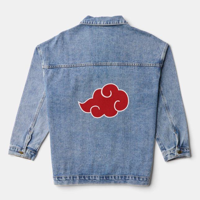 Chaqueta Vaquera akatsuki (Reverso )
