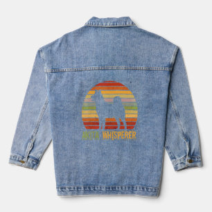 Chaqueta Vaquera Akita Whisperer Retro vintage Shiba Inu Dog Akita