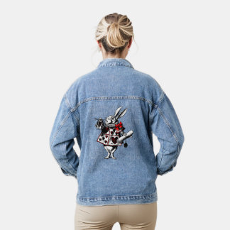 Chaqueta Vaquera Alice In Wonderland White Rabbit Shirt