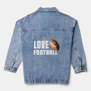 Chaqueta Vaquera Amar el fútbol