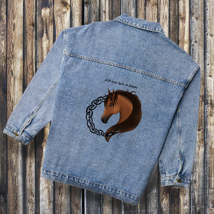 Chaqueta Vaquera Amarillo del caballo marrón celta