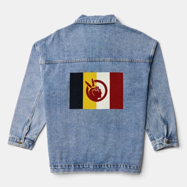 Chaqueta Vaquera American Indian Movement  (Reverso )