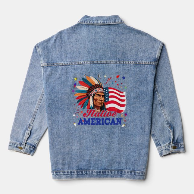 Chaqueta Vaquera Americano nativo (Reverso )
