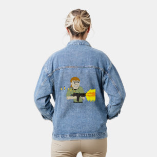 Chaqueta Vaquera ametralladora