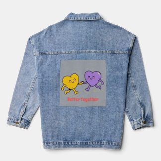 Chaqueta Vaquera Amigos del Corazón Feliz y Adorables