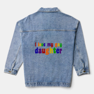 Chaqueta Vaquera Amo A Mi Hija Gay