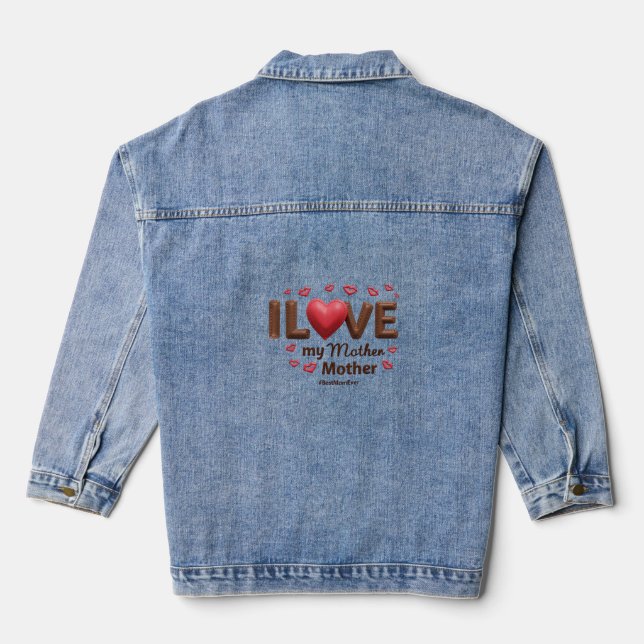 Chaqueta Vaquera Amo A Mi Madre (Reverso )
