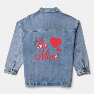 Chaqueta Vaquera Amo a mi novia" Classic Fit en negro